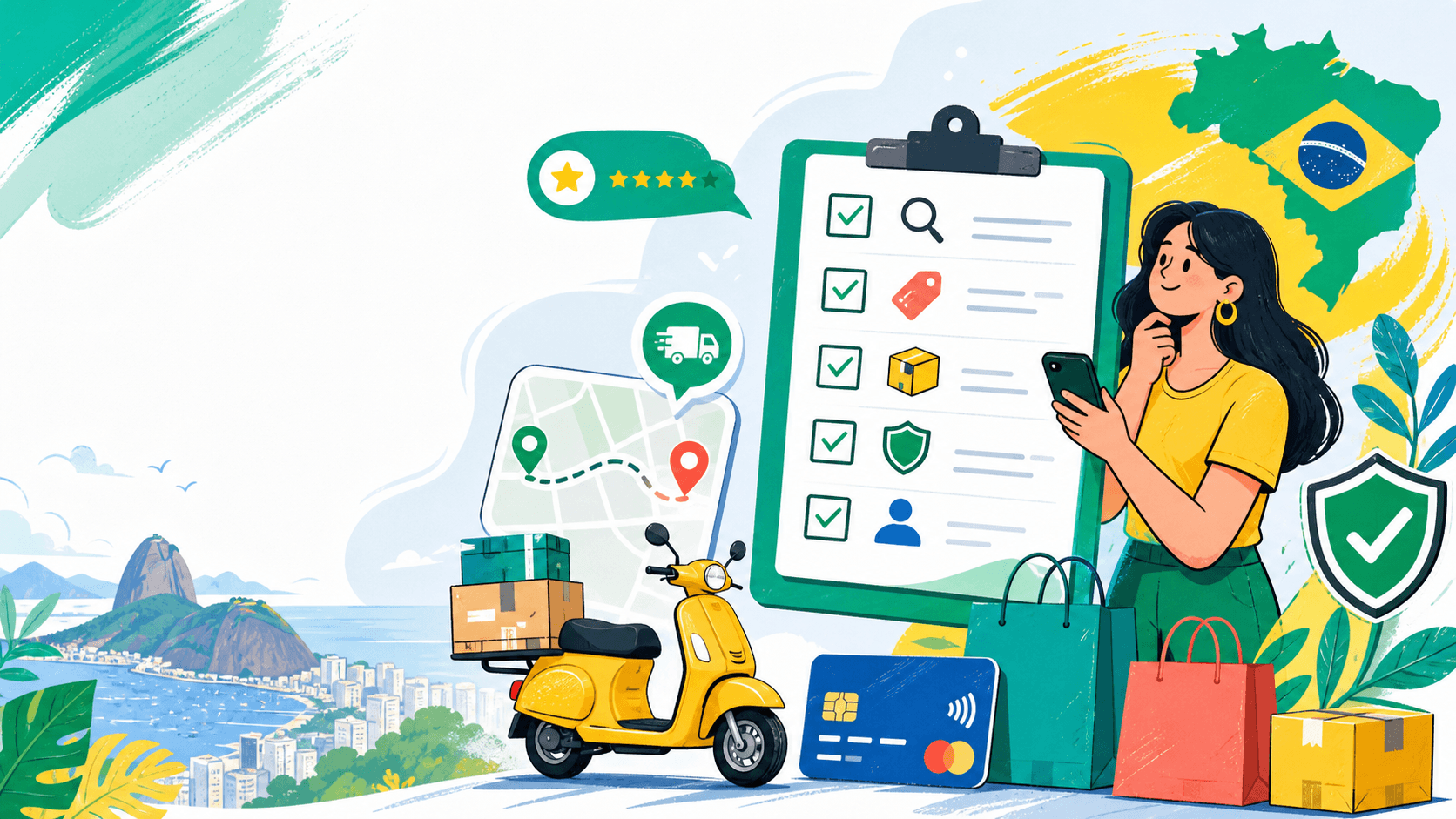 A shopper's checklist for marketplace deals in Brazil illustration